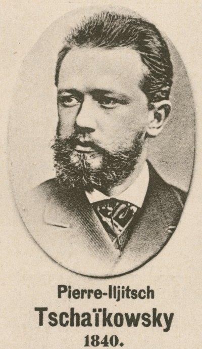 Pierre-Ilyich Çaykovski (gravür) by English School