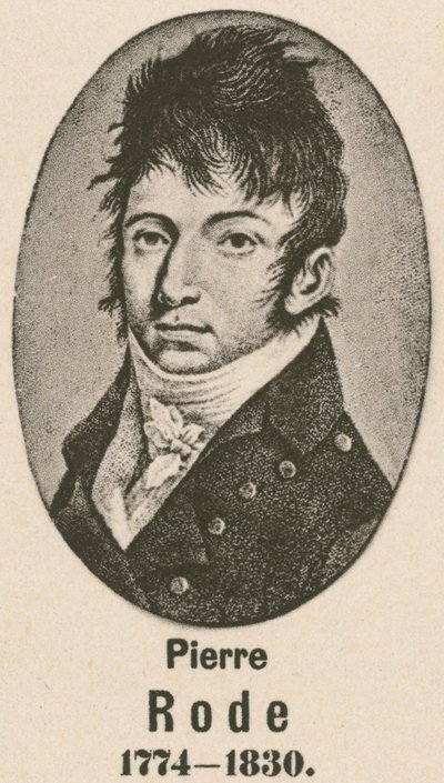 Pierre Rode (gravür) by English School