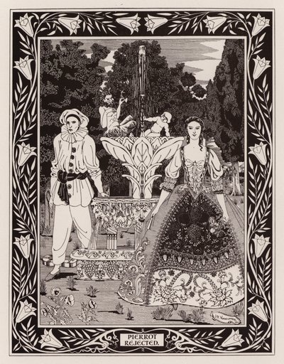 Pierrot reddedildi (lito) by English School