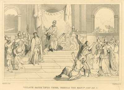 "Pilate onlara dedi ki, adama bakın!", John XIX, 5 by English School
