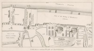 Bankside, Southwark Planı by English School