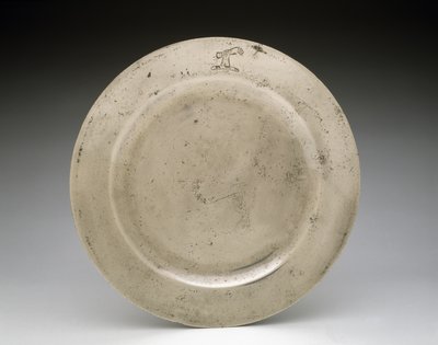 Plaka, ç. 1750 (kalay) by English School