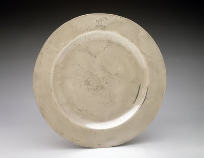Plaka, ç. 1750 (kalay) by English School