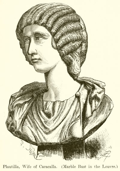 Plautilla, Caracalla