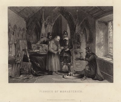 Manastırların Yağmalanması by English School