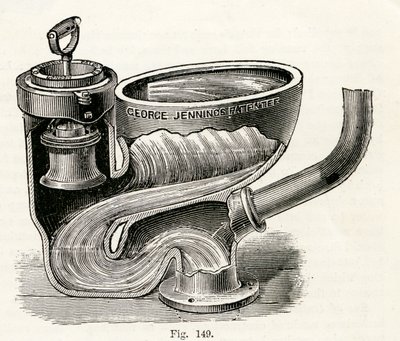Dalma Valfi Klozet, kolu kaldırılmış, 1870 by English School