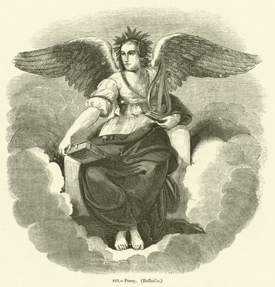Poesy, Raffaelle (gravür) by English School