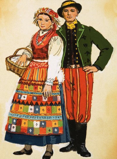 Polonya kostümü by English School