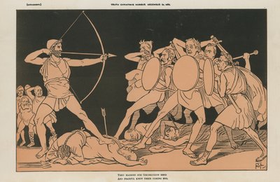 Siyasi karikatür by English School