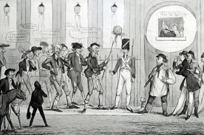 Yoksullar Dondu Gardners, 1820 by English School