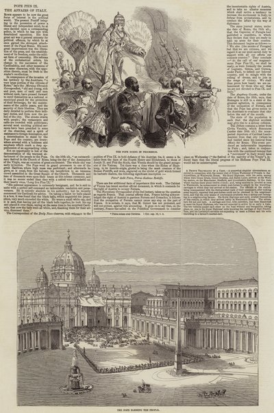 Papa Pius IX (gravür) by English School
