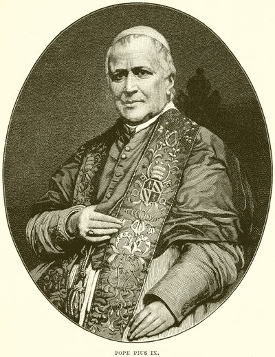 Papa Pius IX by English School