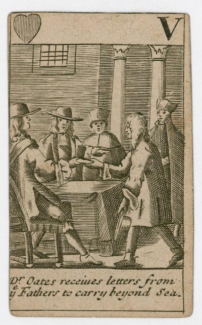 Popish Plot oyun kağıdı by English School