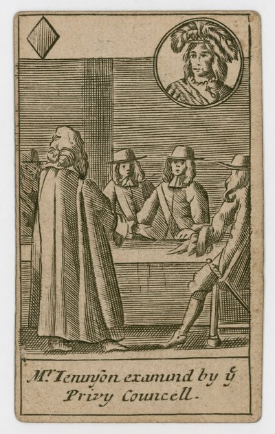 Popish Plot oyun kağıdı, 1679 by English School