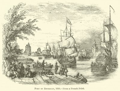 Rochelle Limanı, 1650 by English School
