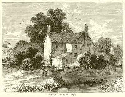Portobello Çiftliği. 1830 by English School