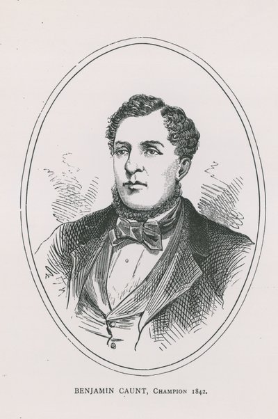 Benjamin Caunt'un Portresi by English School
