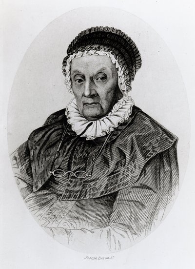 Joseph Brown tarafından oyulmuş Caroline Herschel