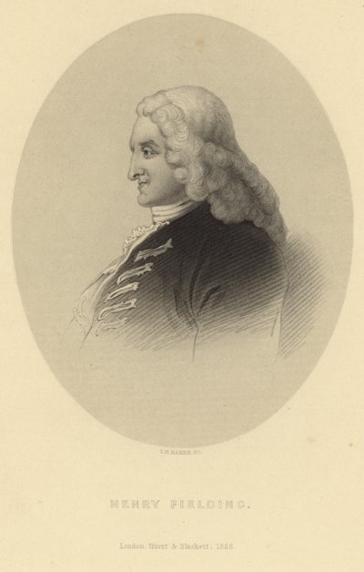 Henry Fielding'in Portresi by English School