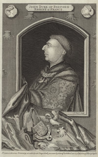 John of Lancaster, Bedford Dükü portresi by English School