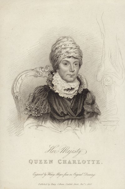 Kraliçe Charlotte portresi by English School
