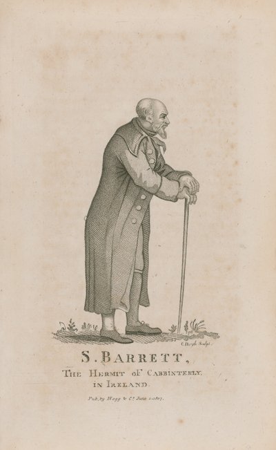 S Barrett'ın portresi by English School