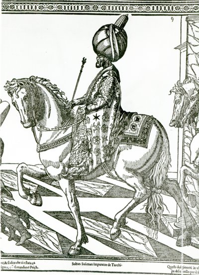 Kanuni Sultan Süleyman portresi (gravür) by English School