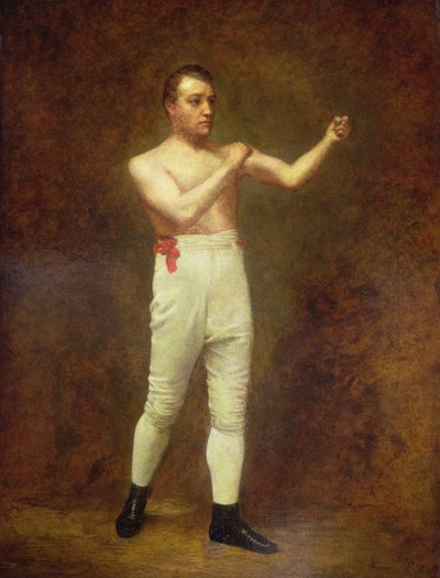 Bir Boksörün Portresi, 1800 dolayları (tuval üzerine yağlı boya) by English School