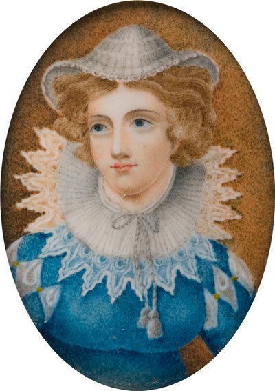 İskoç Kraliçesi Mary Olduğu Söylenen Bir Hanımefendinin Portresi, 1800-99 dolayları (tuval üzerine yağlı boya) by English School