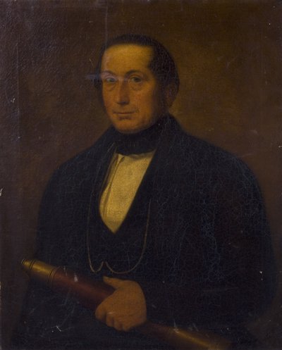 bir adam portresi by English School