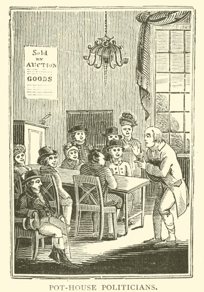 Çömlekçi politikacılar (tahta baskı) by English School