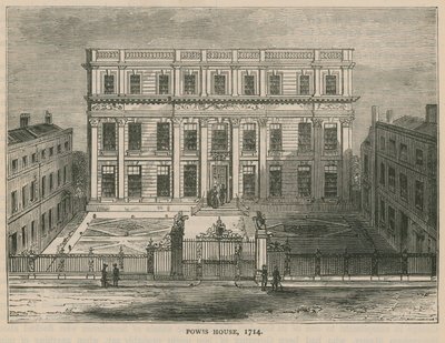 Powis House, Londra, 1714 by English School
