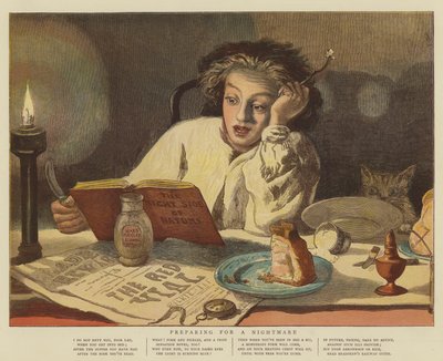 Bir Kabusa Hazırlanmak (chromolitho) by English School