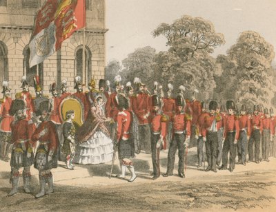 Majesteleri tarafından Kırım Madalyalarının Sunumu, Horse Guards, Londra by English School