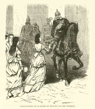 İmparatora Zafer Tacının Takdimi, Mart 1871 by English School