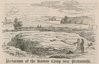 Pentonville, Londra yakınlarındaki Roma Kampı Pretoryumu by English School