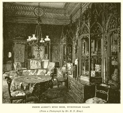 Prince Alberts Müzik Odası, Buckingham Sarayı by English School