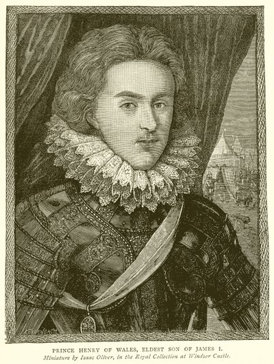 Galler Prensi Henry, I. James'in En Büyük Oğlu by English School