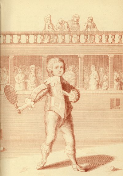York Dükü Prens James tenis oynuyor by English School