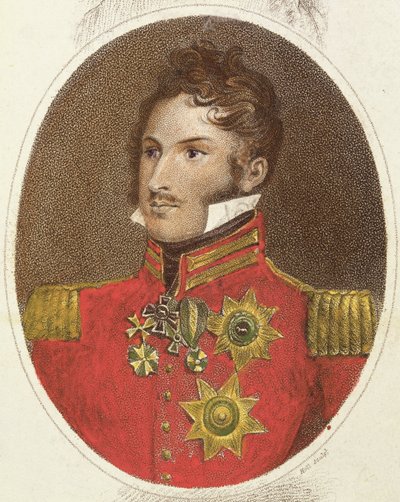 Saxe-Cobourg-Gotha Prensi Leopold (1790-1865) 1816 by English School