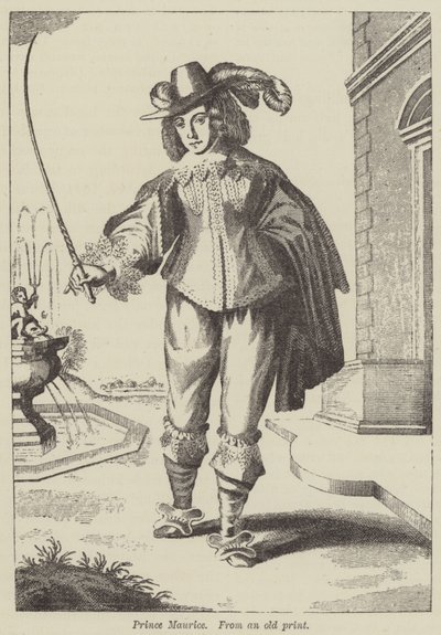 Prens Maurice (gravür) by English School