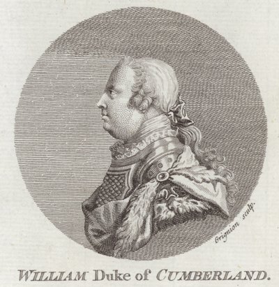 Prens William, Cumberland Dükü by English School