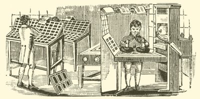 Baskı ofisi (tahta baskı) by English School