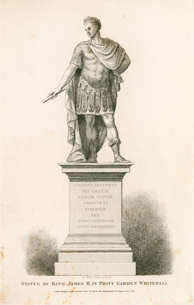 Özel Bahçe Westminster. Kral II. James Heykeli by English School