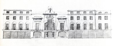 Mısır Salonu için Öneri, Picadilly, 1810 (kağıt üzerine mürekkep) by English School