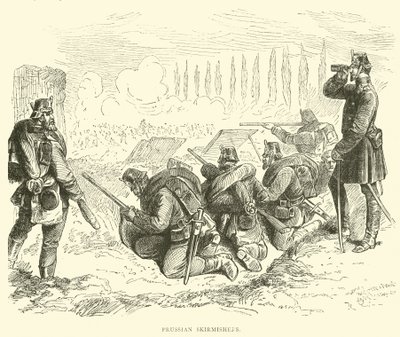 Prusya Avcı Erleri, Şubat 1871 by English School