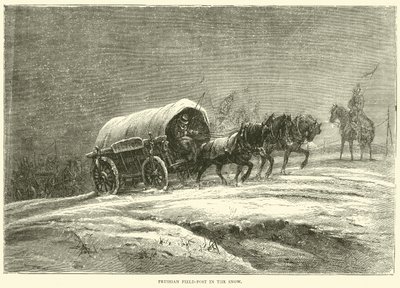 Karda Prusya tarla direği, Ekim 1870 by English School