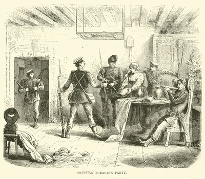 Prusya yiyecek arama partisi, Mart 1871 by English School