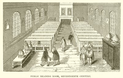 Halka Açık Okuma Odası, Onyedinci Yüzyıl by English School