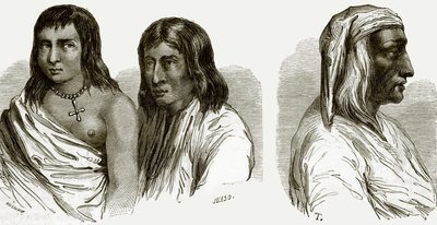 Pueblo veya kasabada yaşayan Kızılderililer ve Santo Domingo